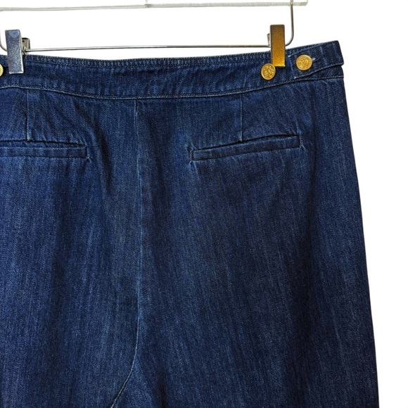 J. Crew Barrel Wide Leg High Rise 1984 Collection Dark Wash Women’s Jeans Sz 32 - Picture 11 of 12